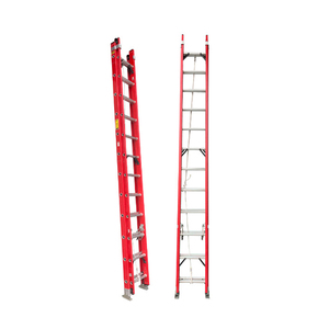 Insulation 20' 24' 28' 32' 40' Extension Fiberglass <strong>Ladder</strong> with Large Size <strong>Rung</strong> <strong>Lock</strong> - Product Image 1