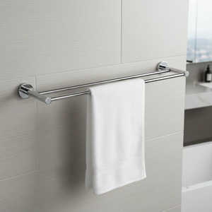 Ensemble d'accessoires de salle de bain pour hôtel en acier inoxydable, quincaillerie sanitaire pour la maison avec finition chromée, comprend un <span class=keywords><strong>porte</strong></span>-serviettes et une étagère à serviettes - Product Image 5