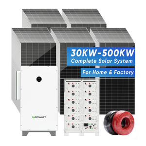 Sistema Solar Híbrido Trifásico de 100kw, Bess de 50kw, Sistema de Almacenamiento de Energía con Batería Híbrida Solar y Generador Diésel Todo en Uno - Product Image 1