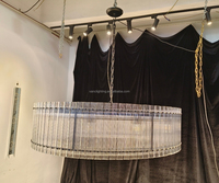 Lustre rond suspendu nordique américain créatif salle à manger lampe suspendue en verre lustre moderne de luxe plafonnier