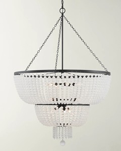 โคมไฟระย้าไม้ไผ่สีขาวสไตล์จีนโคมไฟระย้าสไตล์ดอกบัวสำหรับห้องรับประทานอาหาร/ตกแต่งบ้านน้ำชา - Product Image 3