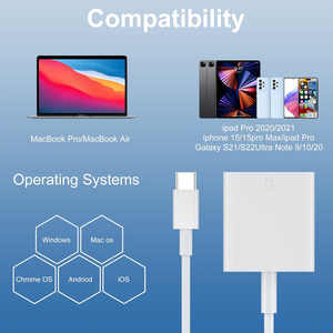 USB <b>C</b> SD Card Reader,USB 3.0 High Speed to SD Card Adapter for iPhone 15 Pro Max iPad Pro Trail Game Camera Viewer for MacBook - Product Image 6