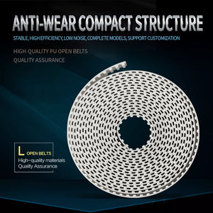 H, Xh, L, Xl, Htd, Std 3M,5M,8M,14M,T2.5, T10, At5, At10, at20 Aangepaste Pu-Cleated Distributieriem Met Kracht Of Supergrip - Product Image 6