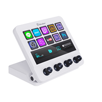 Manette de jeu avec 4 boutons audio MiraBox Stream Deck pour la création de contenu en direct
