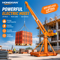 Grue électrique portable à câble, petit palan de levage 220V, pour la construction à domicile (briques et sable), palan électrique extérieur