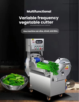 Automatische multifunctionele groentesnijmachine voor het snijden, diceren en raspen van aardappelen, uien en wortelen voor voedselverwerkingsfabrieken