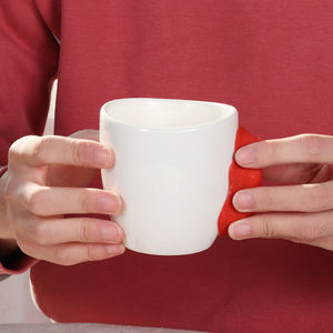 Nouveauté tasse d'escalade en céramique personnalisée tasse de grimpeur en porcelaine de qualité supérieure avec pincement tasse de maintien d'escalade - Product Image 5