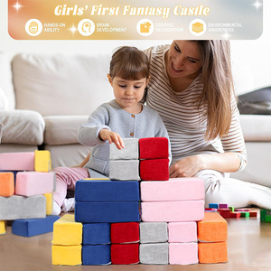 Blocs de construction en mousse surdimensionnés pour enfants, jeu d'empilage, blocs souples colorés pour enfants de 4 à 6 ans, jouet pour jouer et apprendre - Product Image 2