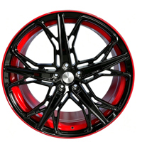 Jantes en alliage forgé concaves monobloc personnalisées 18-24 pouces 5x130 6x120 108 compatibles avec Civic Mustang, jantes de voiture en aluminium