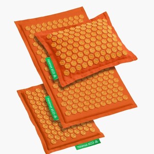OEM Votre Mylon Lin naturel biologique Nouveau tapis de massage d'acupuncture à pointes Shakti tapis d'accupression et ensemble d'oreillers - Product Image 1