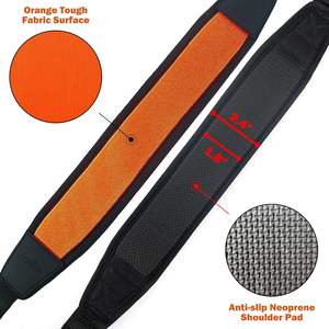 Eslinga naranja de 2 puntos con eslabones giratorios de acero y orificio para el pulgar 1,25 cinturón de nailon caza tiro eslinga neopreno arco hombro <span class=keywords><strong>Stra</strong></span> - Product Image 3