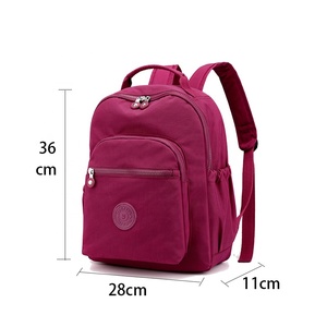 Nylon Women <b>Mini</b> <b>Backpack</b> Waterproof Casual Outdoor Travel Rucksack Shoulder Bag - Product Image 2