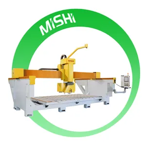 MISHI 5 Axis Automatic Cnc Bridge Saw Polishing Milling Bridge Saw Cutting Machine 3020 Benchtop Sink Cut Cnc Tile Cutter