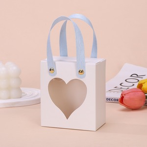 Hot Selling Recyclable Pink Cherry Blossom Offset Printing 300g Art Paper <b>Bakery</b> <b>Box</b> Window for Food Wedding Favor Birthday Part - Product Image 5