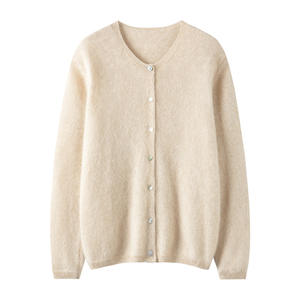 Cardigan di lusso morbido e spazzolato in Cashmere 100% maglione lavorato a <span class=keywords><strong>maglia</strong></span> Casual invernale da donna - Product Image 2