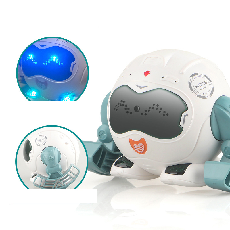 Детские роботы для детей, танцующие умные электрические роботы, игрушки с подсветкой и музыкой
