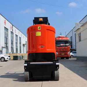 Platform pengangkat tiang vertikal elektrik, Platform pengangkat tiang vertikal pendorong sendiri 6m 9m ukuran Mini - Product Image 3