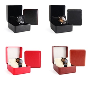China Manufacturer Gift Watch Packaging <b>Box</b> Wholesale Custom Watch <b>Storage</b> PU Luxury Luxury Jewelry Pouch Packaging with <b>Box</b> - Product Image 1