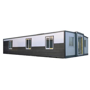 Maison de vie extérieure préfabriquée en conteneur de 20 pieds Maison extensible préfabriquée à 3 chambres à coucher - Product Image 1