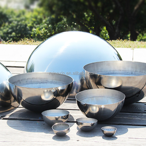 Nhà Máy 25Mm-100Mm Tùy Chỉnh Hiển Thị Bán Cầu Nửa Đánh Bóng Vòng Bóng Hình Cầu Vườn Thép Không Gỉ Kim Loại Nửa Hollow Bóng - Product Image 5