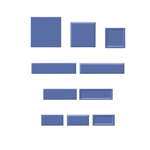 กระเบื้องรถไฟใต้ดินคลาสสิกที่ทันสมัยสำหรับตกแต่งภายในกระเบื้องโมเสคผนังโมเสคสีฟ้าสำหรับตกแต่งผนังบ้าน - Product Image 1