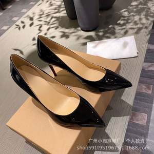 Zapatos de Tacón Alto Lisos al por Mayor 2025, Zapatos Antideslizantes para Bodas y Fiestas, Sandalias de Tacón Alto Delgado Clásicas y Elegantes para Mujer - Product Image 6