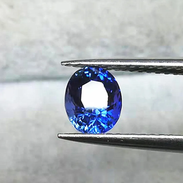 Pabrik Perhiasan Grosir Batu Permata Langka 1,28 Ct Sri Frankfurt Alami Batu Safir Biru Tidak Panas