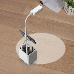 Lampe de bureau multifonctionnelle 3 en 1, station de charge magnétique sans fil, double réveil, chargeur de téléphone sans fil Magsafered 15W - Product Image 4