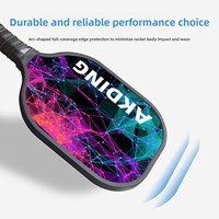 Ensemble de raquettes de pickleball en bois avec logo personnalisé OEM, pour adultes et enfants, légères, poignée antidérapante, pour l'extérieur, directement de l'usine, en stock