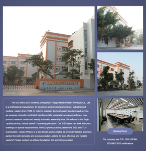 Roulettes jumelles en plastique nylon noir de 1.5 pouces 40 mm Roulettes pour meubles - Product Image 5