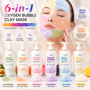 Masker Lumpur Gelembung Oksigen ZS OEM untuk Pembersihan Mendalam, Menghilangkan Komedo, dan Peremajaan Sel Kulit dengan Oksigen Bubble, Krim Lumpur untuk Spa Korea - Product Image 1