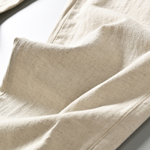 <span class=keywords><strong>Pantaloni</strong></span> all'ingrosso da uomo in cotone e <span class=keywords><strong>lino</strong></span> Casual da jogging da uomo - Product Image 6