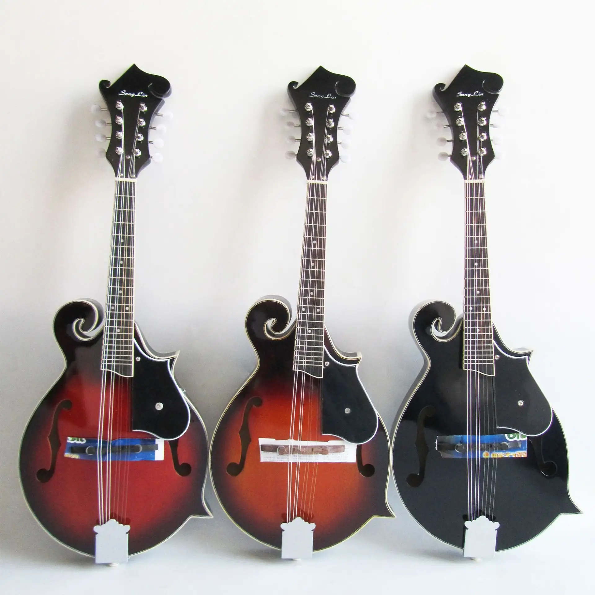 Guitar Mandoline Musical Instrument Missing Corner F Type 8 String Guitar Mandoline Western Tibetan Instrument