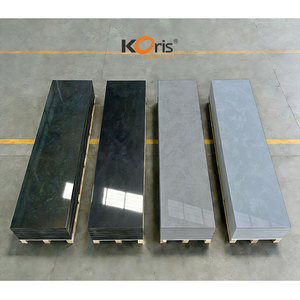 Losa para Encimera de Cocina Koris, 3660*760, 12 mm de Grosor, Patrón de Mármol Negro, Superficie Sólida de Acrílico Puro Modificado, Lámina de <span class=keywords><strong>Corian</strong></span> con Aspecto de Mármol - Product Image 1
