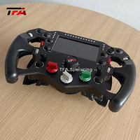 Nouveau volant de course en Fiber de carbone T300 authentique professionnel Sim ergonomique modulaire bouton mise en page divertissement sportif