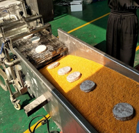 Machine automatique de formage de galettes de viande pour hamburgers, ligne de production de nuggets de poulet enrobés