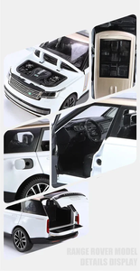 Chokha Vesh <b>Range</b>-<b>Rover</b> Autobiography SV Special Edition Metal Diecast 1:24 Scale Friction Luxury SUV Collectible Model Premium - Product Image 4