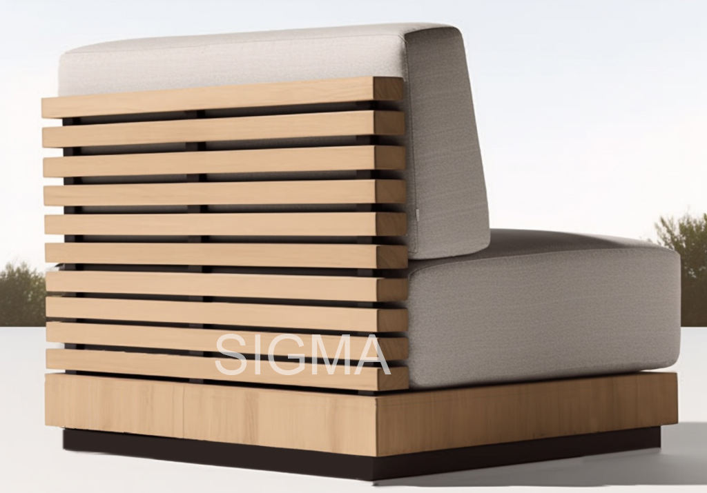 New Arrival Wooden Outdoor Garden Sofa Sets Customized Outdoor Teak Sofa