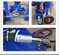 Machine de sablage portable, petite, haute pression, mobile, pour le décapage de la rouille des pièces métalliques et ferreuses.