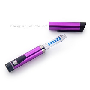Red Reusable Injection <b>Pen</b> with Durable Metal Body Compatible with 3ml Glass Vials for Adjustable Liquid Dosing - Product Image 6
