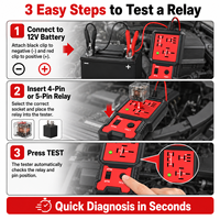 Testeur de relais automobile 12V CNB-707, outil de diagnostic électronique pour test de batterie et analyse d'alternateur