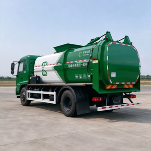 Camión Recolector de Residuos de Cocina Dongfeng Kinland de 10 CBM, Camión de Recolección de Residuos Alimenticios Sellado de Acero Inoxidable con Separación de Agua y Aceite para Saneamiento - Product Image 3