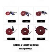 Kabel Speaker XLR 9 Konduktor Tembaga Murni 16 Gauge untuk Monitor, Pemutar DVD & Home Theater