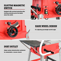 10 "255mm 254mm électrique banc-type scie circulaire bois coupe Table scie Table Machine pour le travail du bois