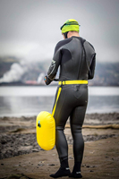 Bouée de natation gonflable en PVC BJTOP avec ceinture de taille étanche IPX-4 40x60cm pour la sécurité de la natation en plein air