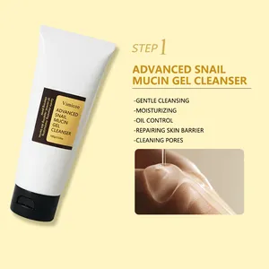 50 ensembles OEM coréen bio escargot muscine Peptide Anti-âge nettoyant pour le visage sérum crème pour les yeux crème hydratante ensemble de soins de la peau nouveau