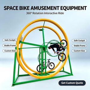 Giostre da Luna Park: Biciclette Volanti a Anello Singolo/Doppio, Attrezzature per Parchi Divertimento, Bici Volanti Monoposto/Biposto - Product Image 1