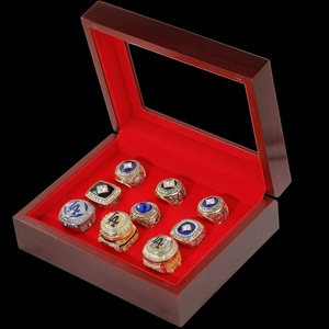 Lot de 9 bagues de champion de <span class=keywords><strong>la</strong></span> Série mondiale des <span class=keywords><strong>LA</strong></span> Dodgers (9 fois) 1955-2025, bague de fan de baseball MLB, sertie de zircons, vente en gros - Product Image 4