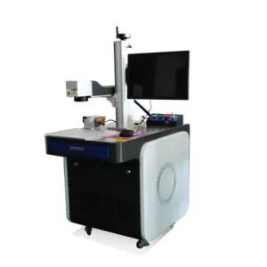30W Raycus Fiber Laser Markering Machine Metaal Niet-Met-Ontmoet Laser Markering Machine Vlieg Type