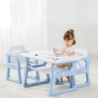 Vente en gros, Table de dessin d'apprentissage détachable, Table et chaise de dîner pour enfants pliables, ensemble de Table et de chaise pour enfants
